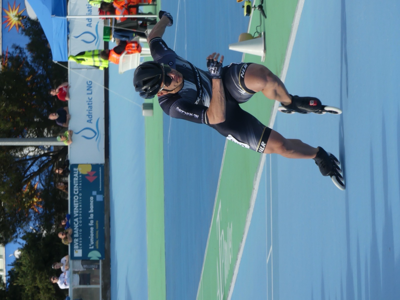 Alessio Piergigli racing in NL-Racing colors at the Rovigo track