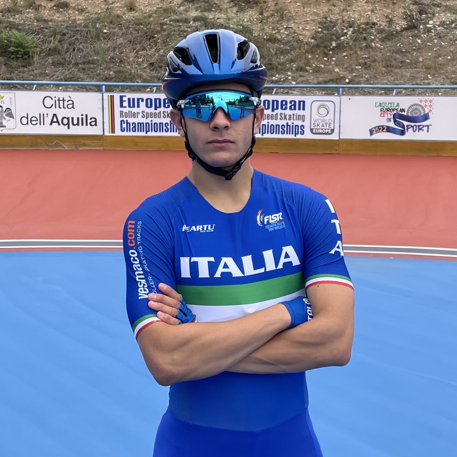 Alessio Piergigli at the European Championship in L'Aquila