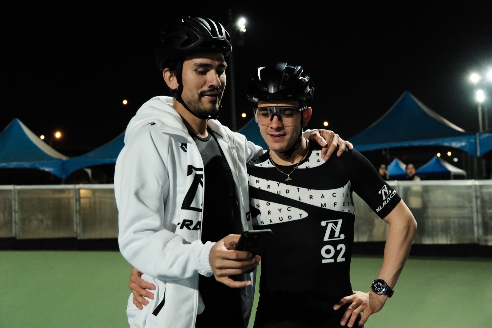 Alessio Piergigli with the NL-Premium team in Taiwan